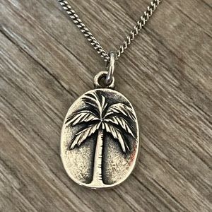 SOLD James Avery Palm Tree Necklace